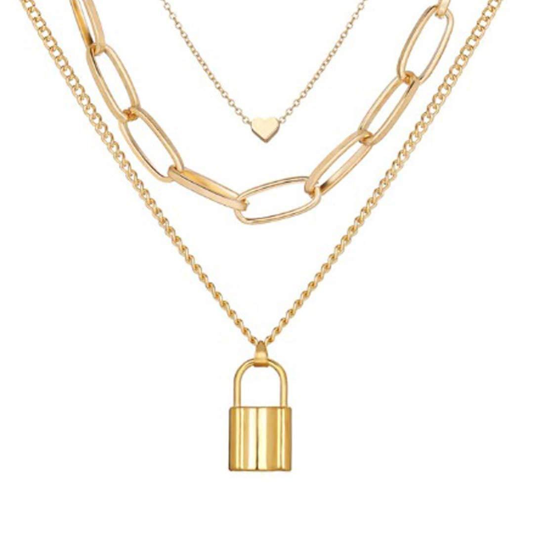 Stylish Lock chain Necklace