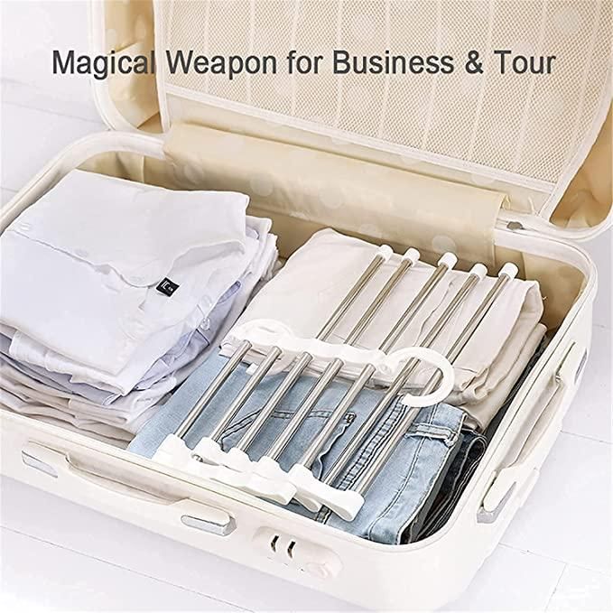 5 Layer Hanger Space Saving Non-Slip Cloth Organizer