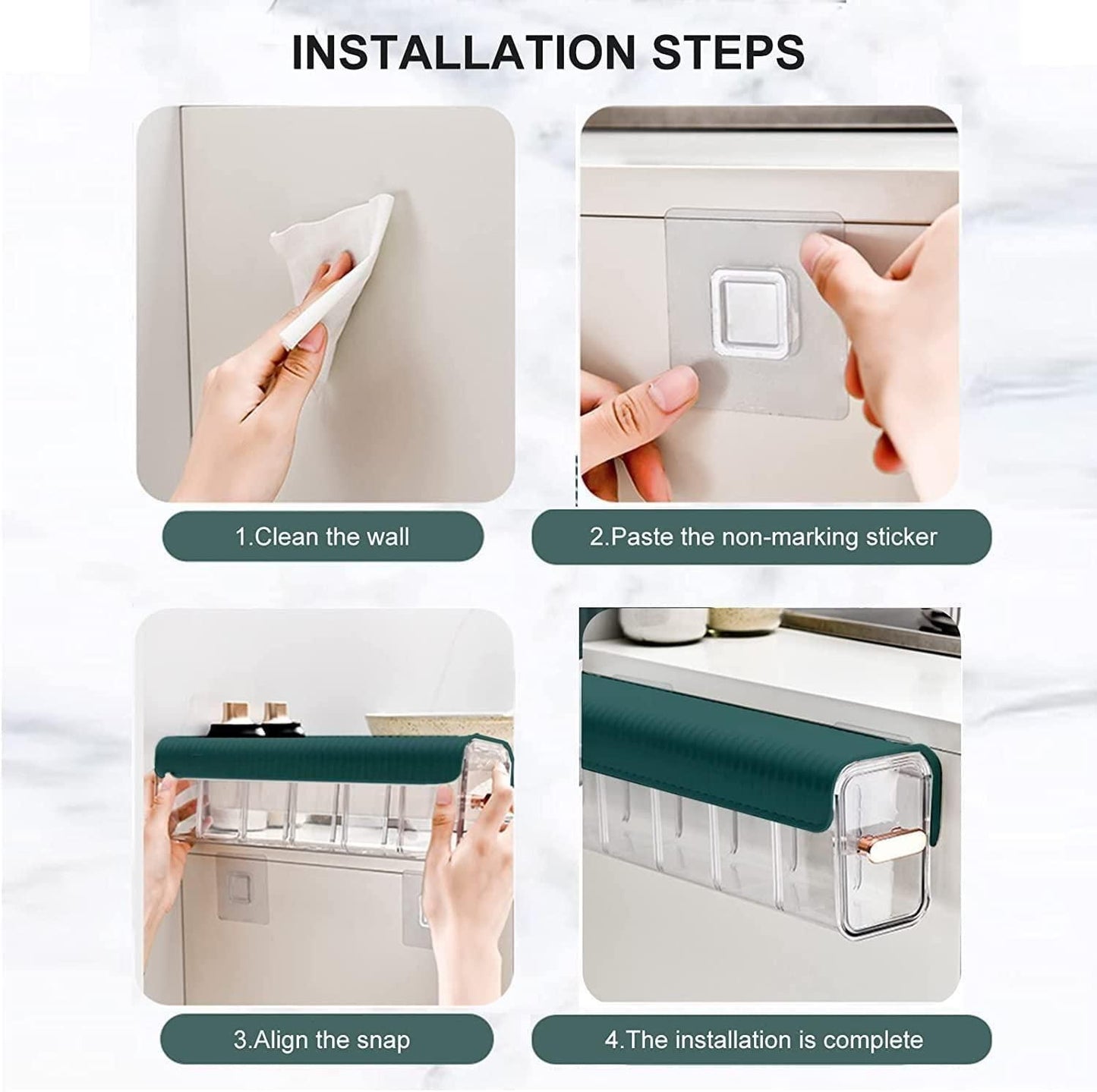 ClearNest Wall-Mount Organiser