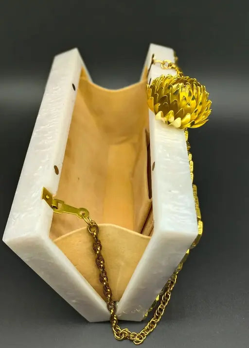 Ivory Royale Clutch