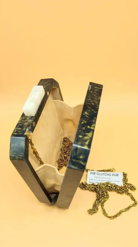 Midnight Prism Clutch