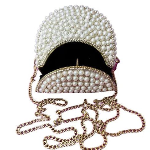 Pearl Dusk Luxe Sling Clutch