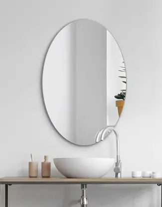 Combo of Oval Shape & Square Shape Mirror (Pack of 2)