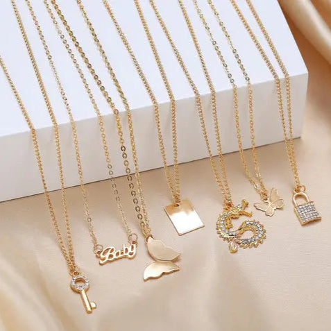 Chic Charms Necklace Set