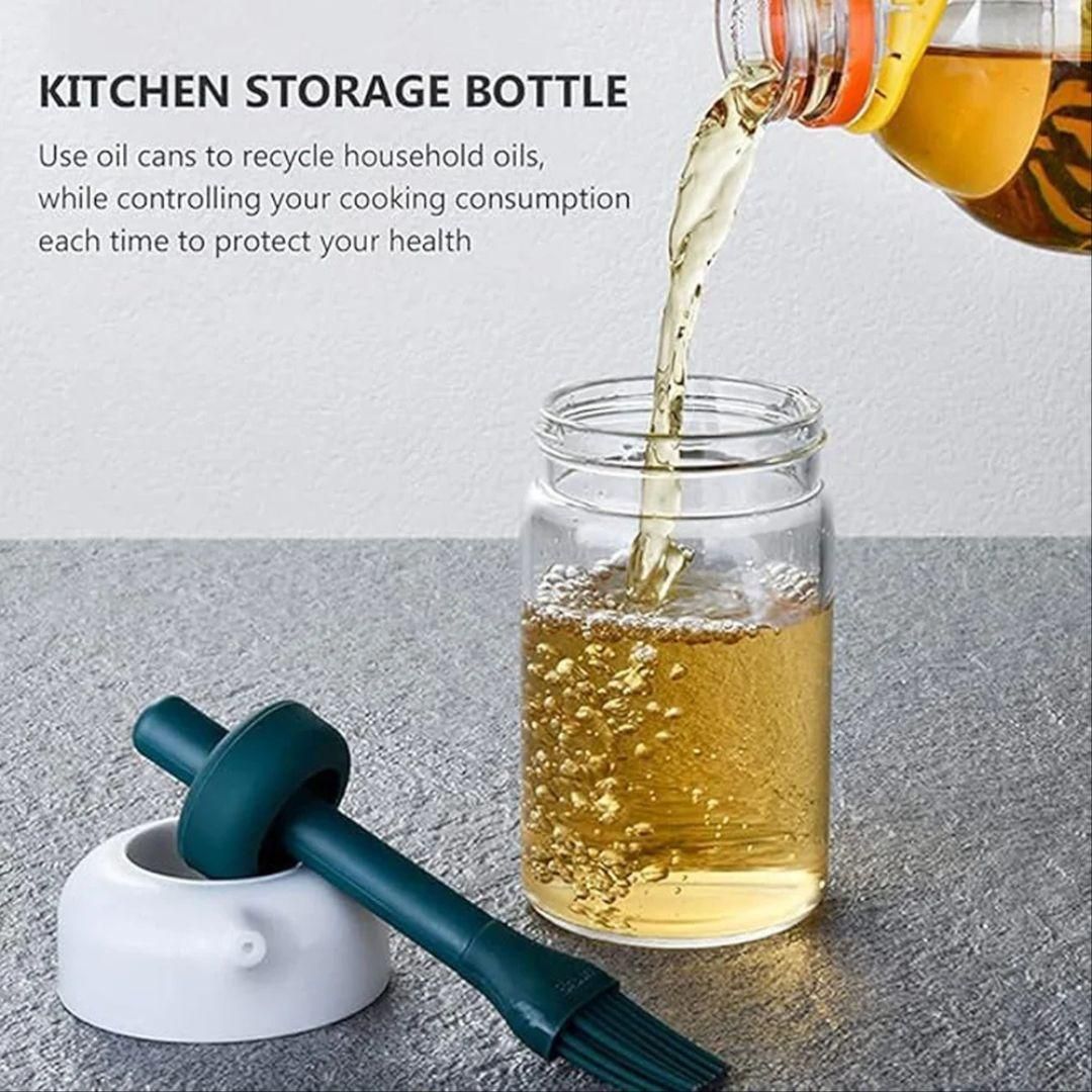 BrushPour Oil Dispenser Bottle
