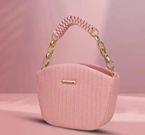 Blush Luxe Quilted Handbag