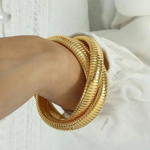 Golden Coil Luxe Bracelet