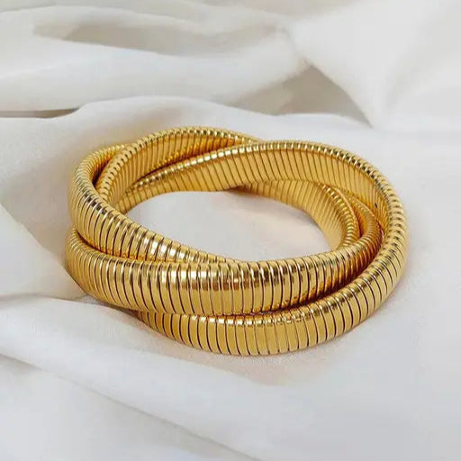Golden Coil Luxe Bracelet
