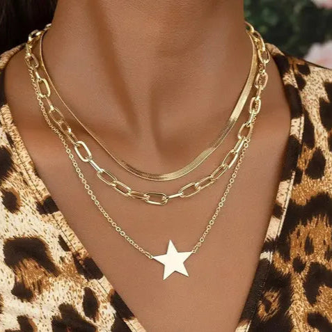 Stellar Diva Layered Necklace