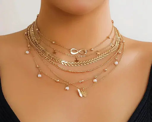 Infinity Muse Layered Necklace