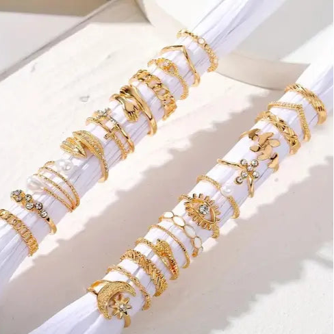 Celestial Charm Ring Set