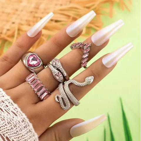 Fierce Femme Ring Set