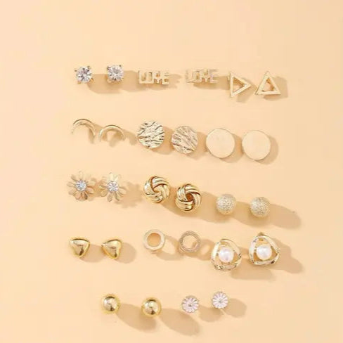 GleamDots Earring Set